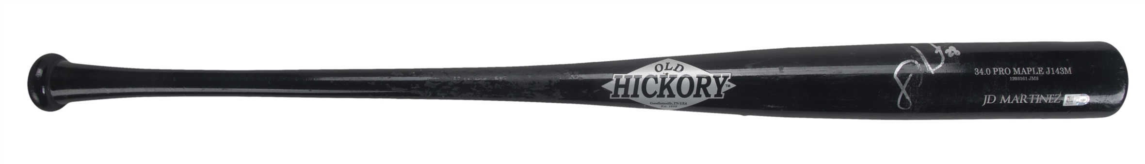 2012 JD Martinez Houston Astros Game Used & Signed Old Hickory J143M Model Bat (MLB Authenticated & PSA/DNA GU 9)